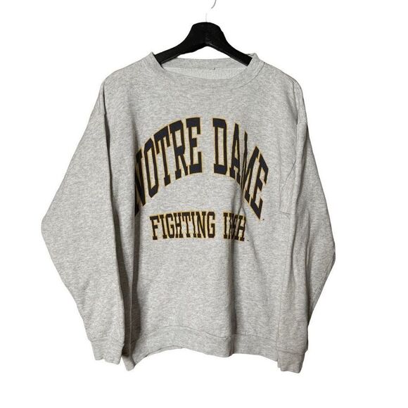 VTG Norte Dame Fighting Irish Crewneck Large - Picture 1 of 2